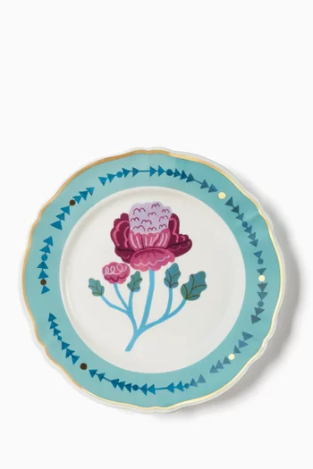 Geranio Dinner Plate in Porcelain