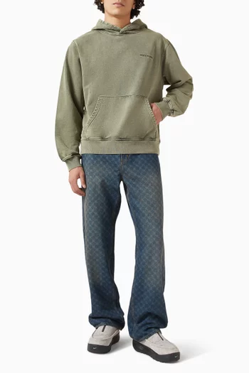 Dias Washed Hoodie in Fleece