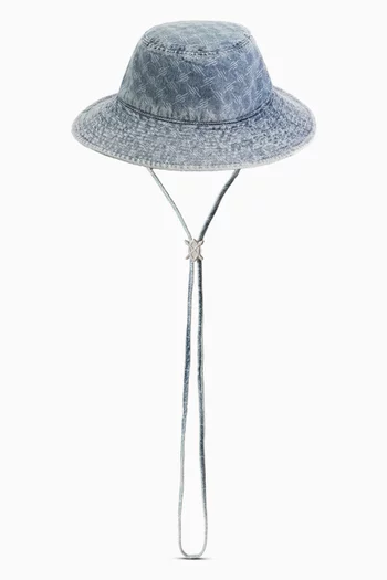 Niu Bucket Hat in Denim
