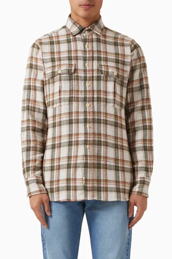 قميص عمال قطن ثقيل