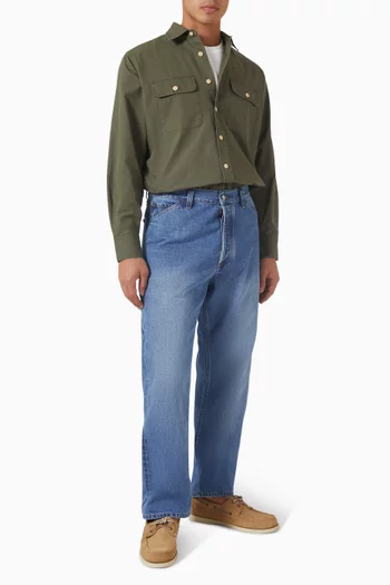 Work Shirt in Ripstop Cotton