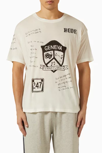 تي شيرت بشعار مخيم قطن