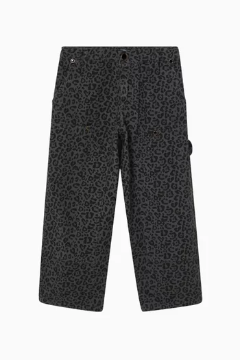 Bull Worker Pants in Cotton-denim