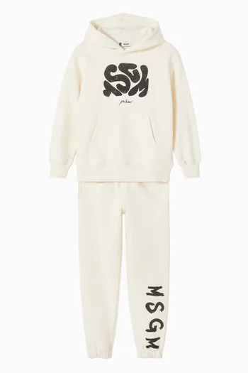 Logo Hoodie in Cotton