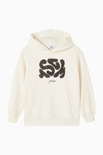Logo Hoodie in Cotton