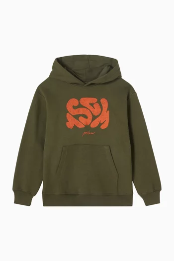 Logo Hoodie in Cotton