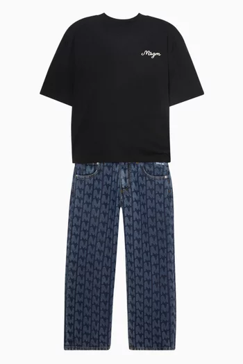 Logo Straight-leg Jeans
