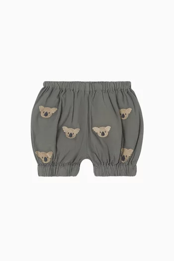 Carson Koala Print Bloomers in Organic cotton