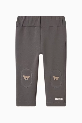 Joek Koala-patch Pants in Organic Cotton