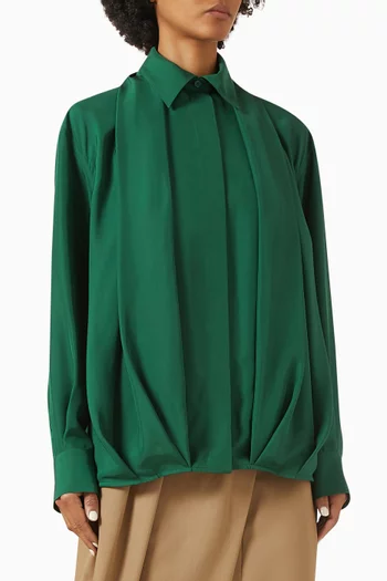 Drape Long-sleeve Shirt