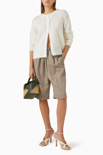 كارديغان بأزرار مزيج موهير