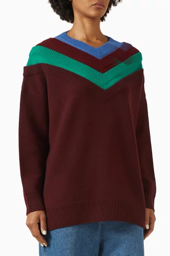 Multi-neck Sweater