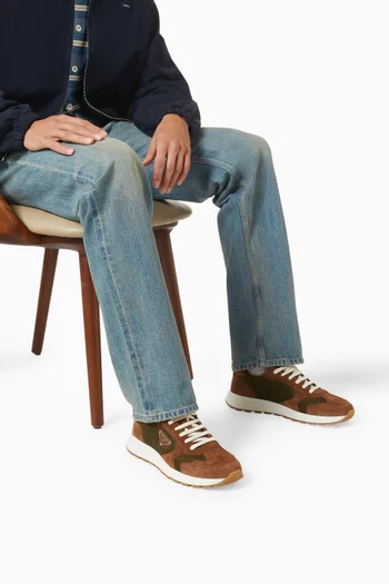 Prax Sneakers in Re-Nylon & Suede