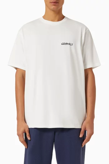 تي شيرت آيس بطبعة فأس قطن