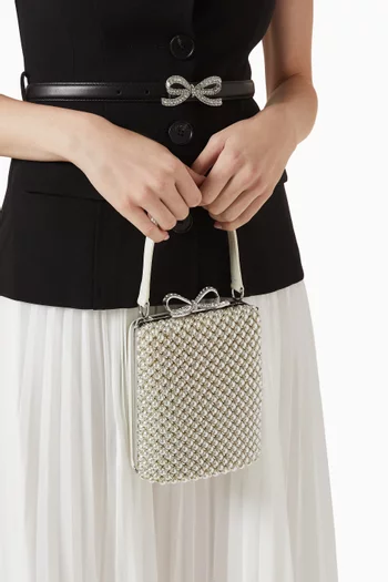 Mini Pearl Top-handle Bag