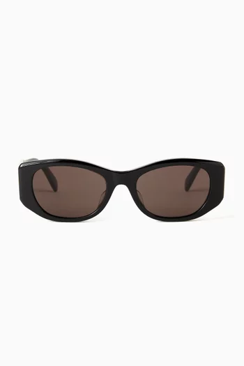 3 Dots Rectangular Sunglasses in Acetate