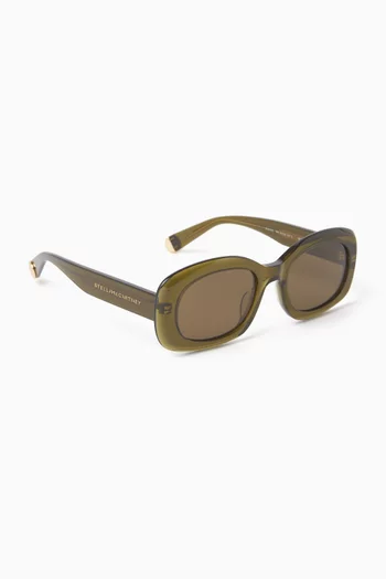 Round Sunglasses in Bio-acetate