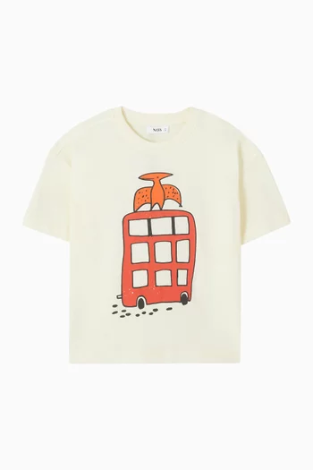 Double Decker Bus T-shirt in Cotton-jersey