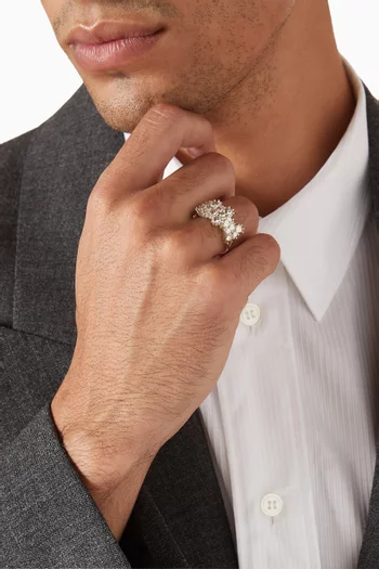 Wild Flower Ring in Sterling Silver