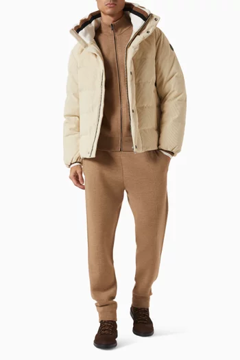 Atila Velvet Down Jacket in Corduroy