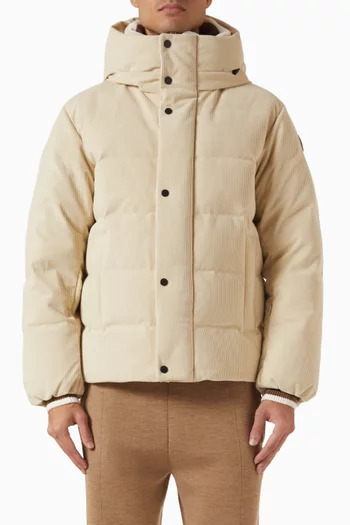 Atila Velvet Down Jacket in Corduroy