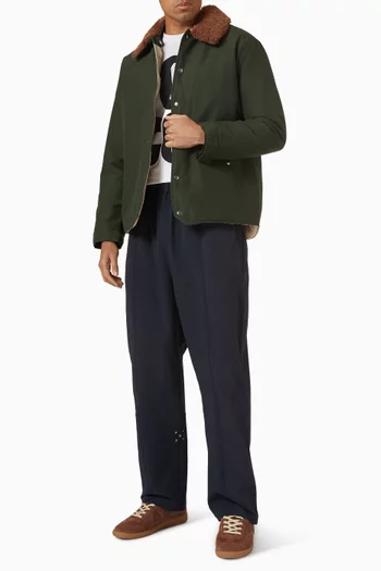 Padded Jacket in Cotton & Nylon
