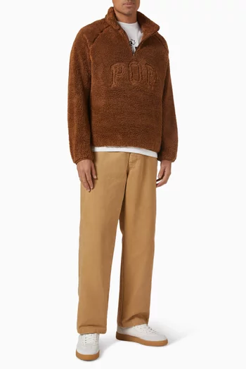 Half-zip Sweatshirt in Polar Fleece