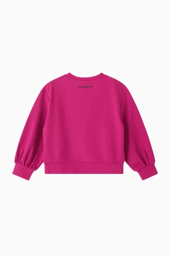 Logo Sequin Sweatshirt