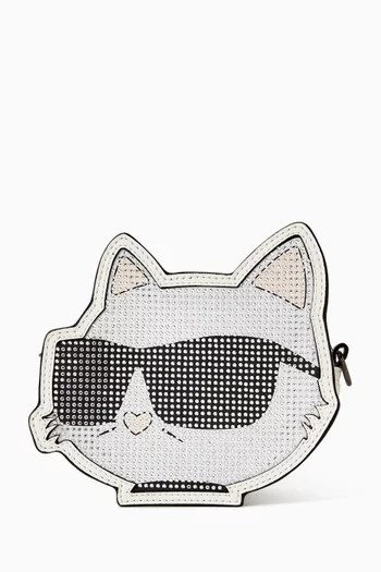 Rhinestone Choupette Crossbody Bag