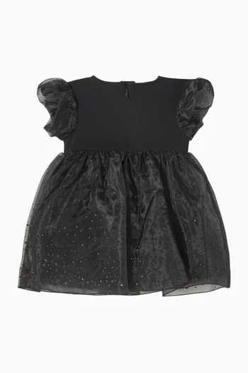 Crystal-embellished Dress in Organza