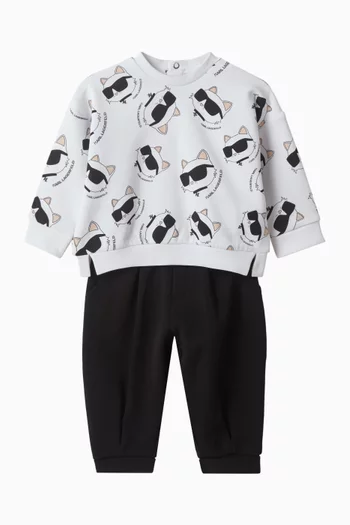 Choupette Tracksuit Set in Cotton