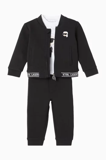 Logo T-shirt Jacket & Sweatpants Gift Set