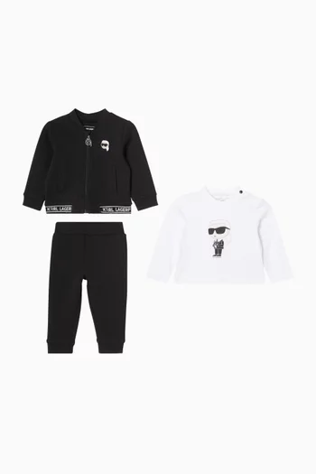 Logo T-shirt Jacket & Sweatpants Gift Set