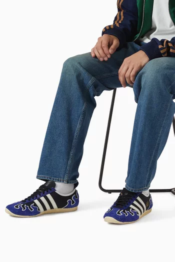 x Brain Dead Japan Lo Sneakers in Textile & Leather