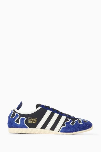 x Brain Dead Japan Lo Sneakers in Textile & Leather