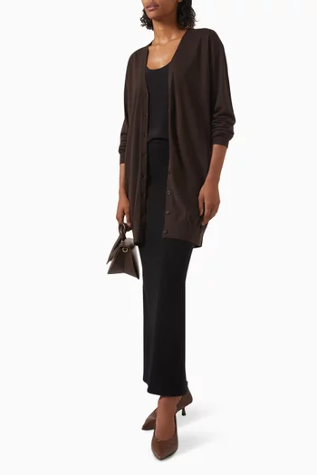 كارديغان نسيج صوف مارينو