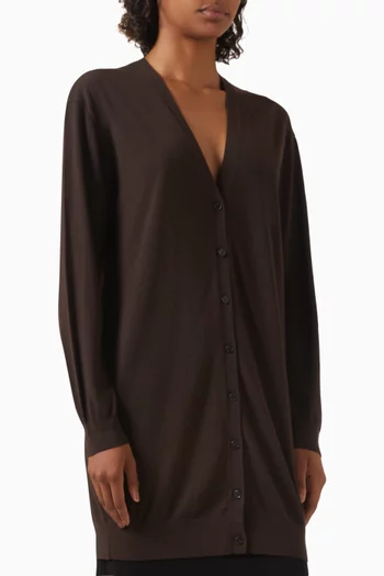 كارديغان نسيج صوف مارينو