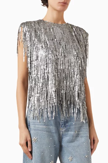 Billie Sequin-embellished Top