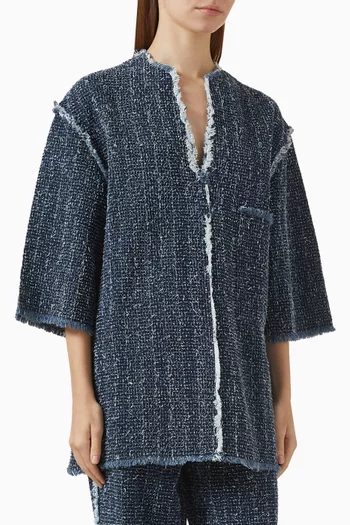 Katrin Tunic Top in Denim