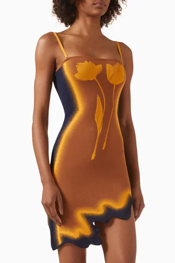 Lyndon Wavy Mini Dress