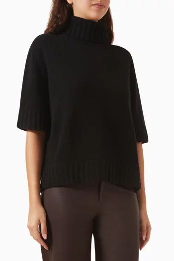 سترة جيورجيا بياقة عالية كشمير