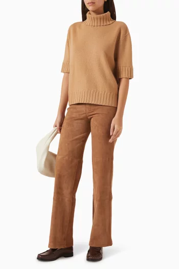 سترة جيورجيا بياقة عالية كشمير