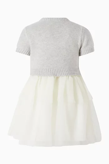 Sweater Dress in Tulle