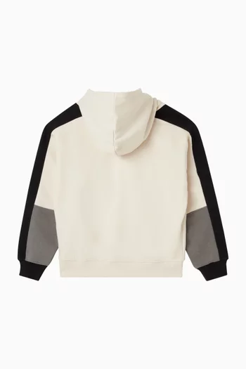 Hoodie in Cotton-blend Fleece