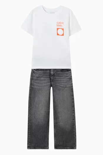 City Scene Relaxed T-shirt in Cotton