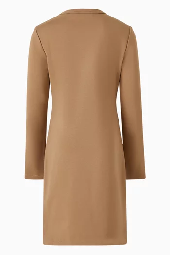 Long-sleeve Dress in Viscose-blend