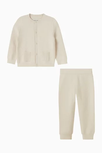 طقم هدية منسوج لحديثي الولادة، 3 قطع 