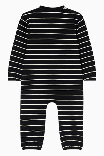 Monogram Romper in Cotton-jersey