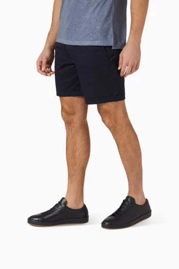 Voyager Sneakers in Grained Leather