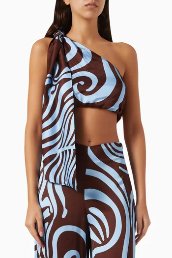 Dara Printed Crop Top